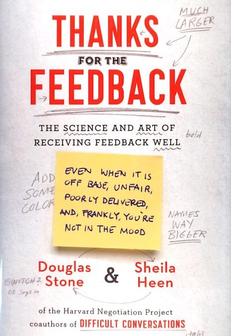 thanks for the feedback douglas stone sheila heen