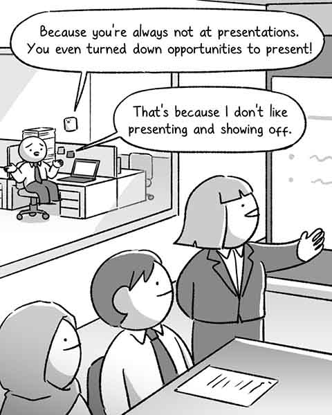 you turn down opportunities to present and speak