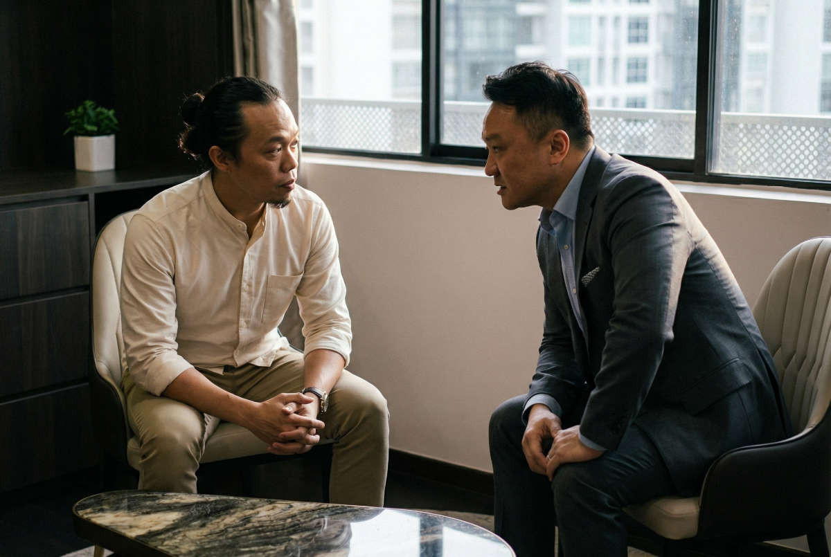 Working with coach Ellery Ng in a 1-on-1 communication coaching session offers safety that is not possible in a typical communication workshop